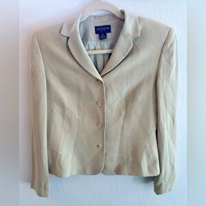 Share Ann Taylor PETITES Blazer Women’s Size 8 (8P) 100% Silk Ivory Lined Jacket